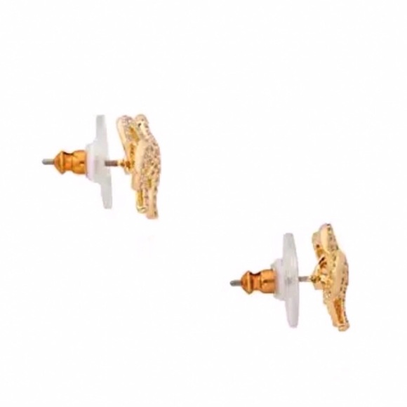 Kate Spade Gold Bow Meets Girl Earrings - Picture 3 of 5